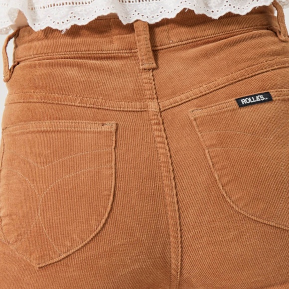 Rolla’s east coast Cord flare 27/31 HI Rise in Rust - Picture 1 of 4